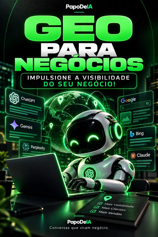 Capa do ebook GEO para Negócios